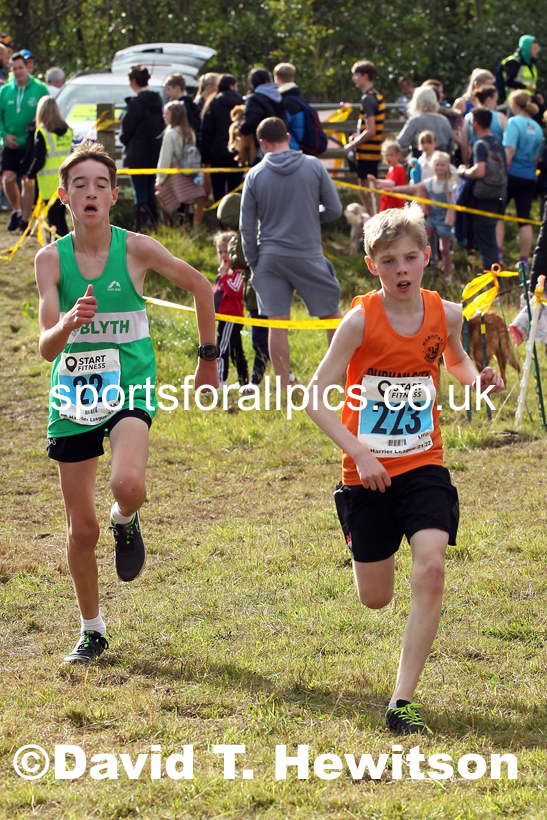 Boys under-13s 2021 North Eastern Harrier League, Druridge Bay. Photo: David T. Hewitson/Sports for All Pics